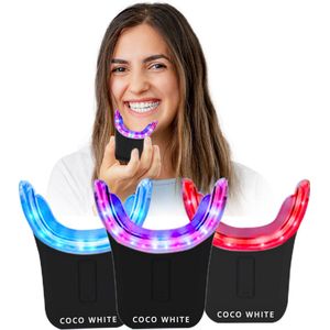 Coco White Tandenbleekset voor Witte tanden - Tanden Bleken met Teeth Whitening Strips - Tandenblekers zonder Peroxide