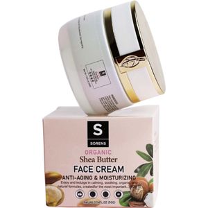 Sorens Anti-Aging Gezichtscrème | Biologisch & Vegan | Hydraterend & Anti-Rimpel | Met Retinol | Dagcrème | 50 ml