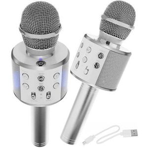 Iso Trade Karaoke microfoon - Bluetooth - Draadloos - Apple & Android - Speaker - Stemvervormer - Muziek