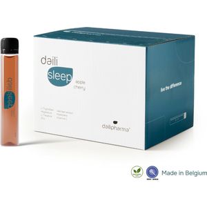 Dailipharma Daili Sleep - Vloeibaar Voedingssupplement - Natuurlijke Slaaphulp - Valeriaan, L-Theanine, Melatonine - Rustgevend & De-Stress