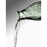 Serax Fles in Visvorm 1 L Transparant groen