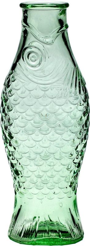 Serax Fles in Visvorm 1 L Transparant groen