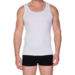 HL - Tricot - Onderhemd - Grijs - 100% Katoen