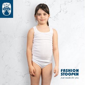 HL Tricot - Hemden BB Michelle - Maat 104 - Meisjes - wit -