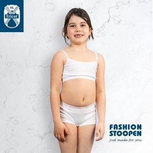 HL Tricot - Topje Michelle wit - Maat 164 - Meisjes - wit - .
