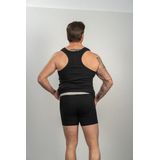 HL - Tricot Halter - Hemd - Zwart - Katoen