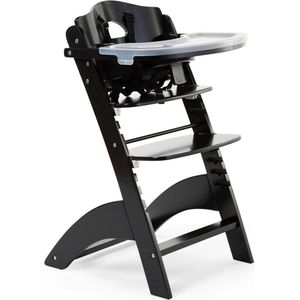 Lambda 3 Baby Kinderstoel + Eettablet - Hout - Zwart