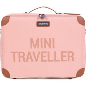 Childhome Mini Traveller - Kinderkoffer - Valies - Roze