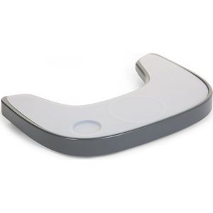CHILDHOME, Plank voor kinderstoel Evolu 2, in diepte verstelbaar, eenvoudige installatie, met siliconen onderlegger, antislip, gemakkelijk te reinigen, antraciet