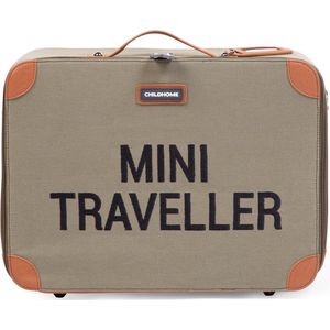 Childhome Mini Traveller - Kinderkoffer - Valies - Kaki