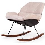 Wipstoel Childhome Rocking Lounge Chair Black + Off White