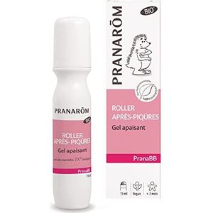 Pranarôm Roller Pranabb Bio-kalmerende gel voor baby's en kinderen, met biologische etherische oliën, 15 ml