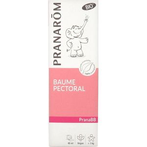 Pranarom - Borstbalsem - Tube 40ml - Biocertificaat - Essentiële Oliën