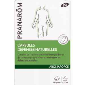 Pranarôm Aromaforce Natuurlijke Afweermiddelen Capsules Biologisch 30 Capsules