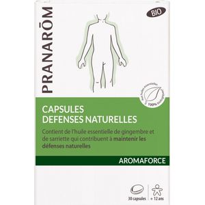 Pranarom Bio Aromaforce natuurlijke weerstand Capsules 30 stuks