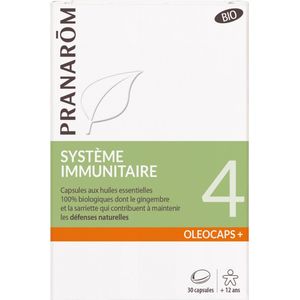 Pranarôm Oléocaps+ 4 Immuunsysteem Biologisch 30 Capsules