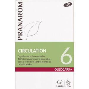 Pranarom - OleoCapsule - Bio 6 Bloedsomloop - 30 Capsules
