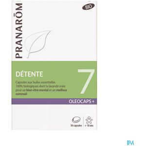 Oléocaps+ 7 BIO - Capsules - Biologische Essentiële Oliën - Mandarijn en Lavendel