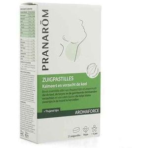 Aromaforce Keel Verzachtende Zuigpastilles 21  -  Pranarom
