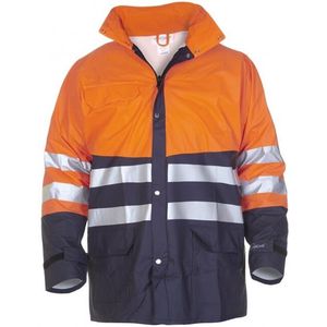 Hydrowear parka Vernon fluororanje-marine