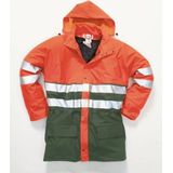 Hydrowear Plains Parka Marineblauw/Fluor Oranje maat 3XL