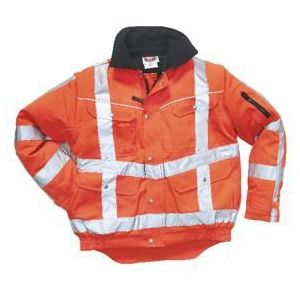 Hydrowear RWS pilotjack Aberdeen Fluor Oranje maat 5XL