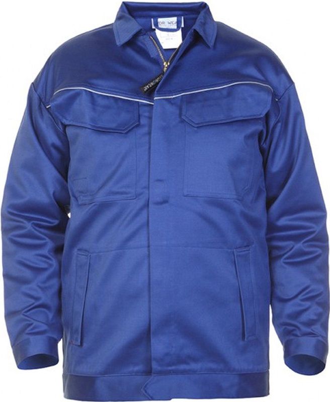 Hydrowear - Muiden - Werkjas - Korenblauw - 350 grams 99% Katoen + 1% Antistatic Fiber