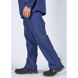 Regenbroek - Polyester - Zwart - Met Steekzakken en Aansnoerkoord