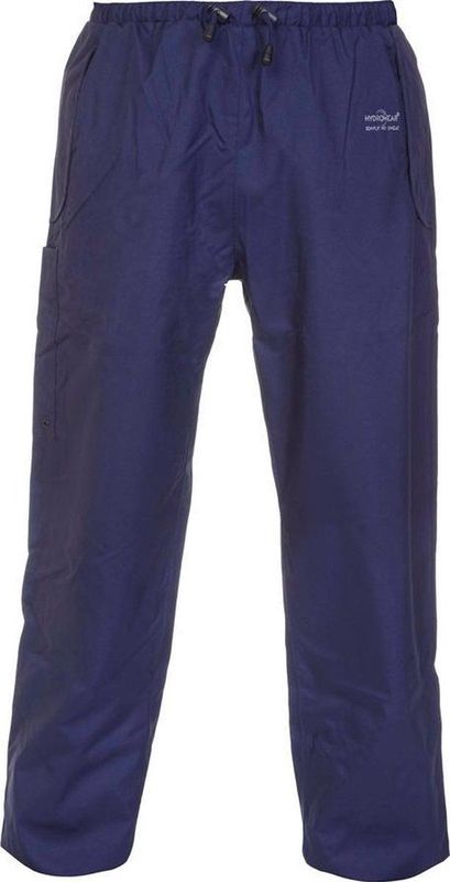 Regenbroek - Polyester - Zwart - Met Steekzakken en Aansnoerkoord