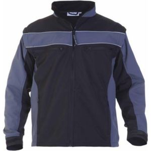 Hydrowear softshell Rome Zwart/Grijs maat 3XL