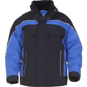 Hydrowear winterjacket Rimini Zwart/Korenblauw maat S
