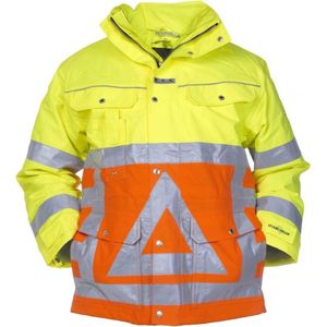 Hydrowear parka verk.reg Florence Fluor Oranje/Fluor Geel maat S