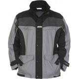 Hydrowear Kingston Parka – Wind- en Waterdicht – Zwart/Grijs maat M – Werkjas