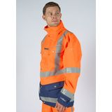 Hydrowear Frankfurt Parka Oranje/Marineblauw maat S