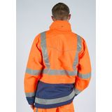 Hydrowear Frankfurt Parka Oranje/Marineblauw maat S