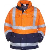 Hydrowear Frankfurt Parka Oranje/Marineblauw maat S