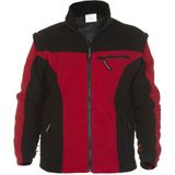 Hydrowear - Keulen - Fleecejack - Zwart/Rood - Polyester