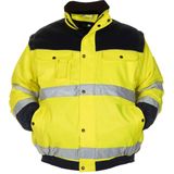 Hydrowear EN20471 pilotjack Luik Fluor Geel/Marine maat M