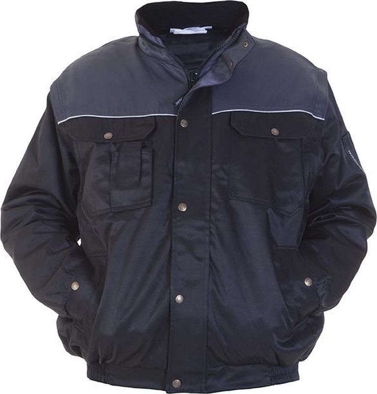 Hydrowear Leipzig Pilotjack Zwart/Grijs maat 4XL