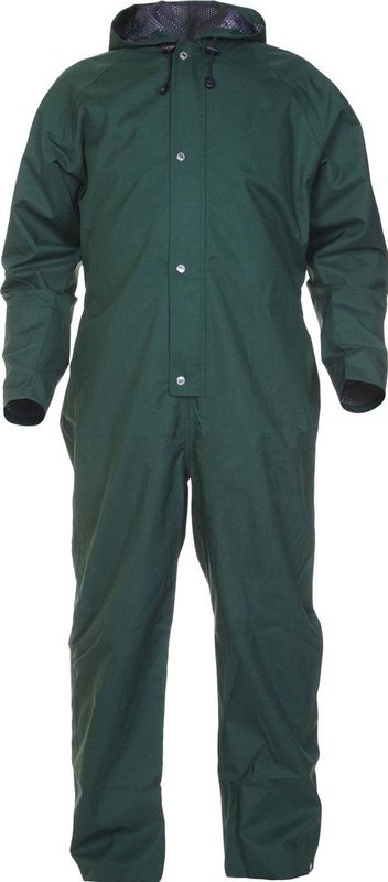 Hydrowear - Urk - Regenoverall - Groen - 100% Polyester, Waterdicht, Ademend, EN343: Klasse 4.4