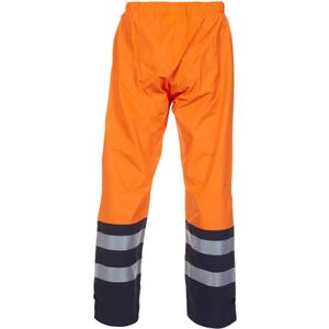 Hydrowear 014585NO-S VANCOUVER Hydrosoft taillebroek, Hi-Vis oranje/marine, maat S