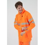 Hydrowear - Valencia - Hoge Zichtbaarheidsjas - Geel - 170 grams, 53% PU / 47% PA