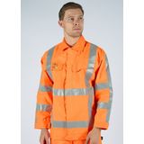 Hydrowear multinorm jacket Mill RWS Fluor Oranje maat XXL