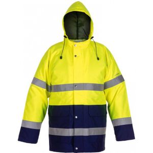 Hydrowear Unna Parka Geel/Marineblauw maat S