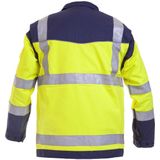 Hydrowear - Madrid - Werkjas - Fluor Geel/Marine - Katoen/Polyester