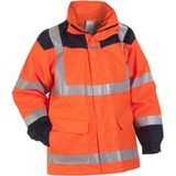 Hydrowear Maasdam Parka Oranje/Marineblauw maat S