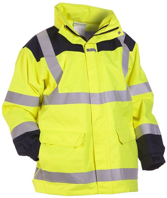 Hydrowear Maasdam Parka Geel/Marineblauw maat S