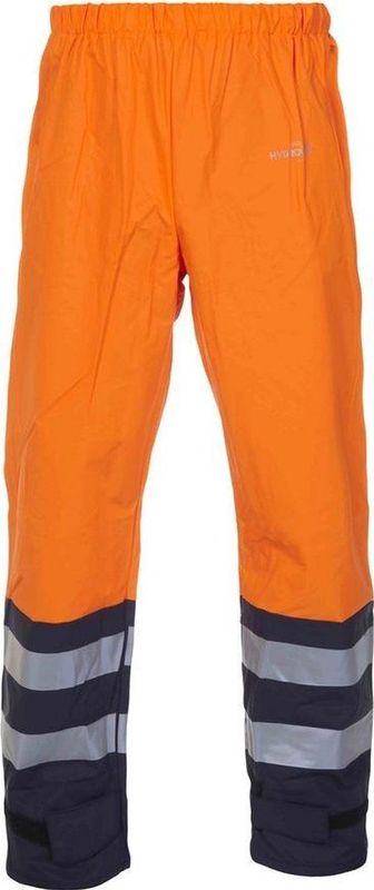 Hydrowear - Vancouver - Hoge Zichtbaarheidsbroek - Fluoriserend Geel/Marineblauw