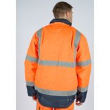 Hydrowear EN20471 jack Helios Fluor Geel/Marine maat S