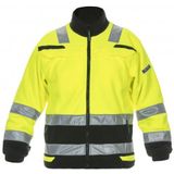 Hydrowear - Fleecejas Torgau - Hi-Vis - Geel/Zwart - Maat 3XL